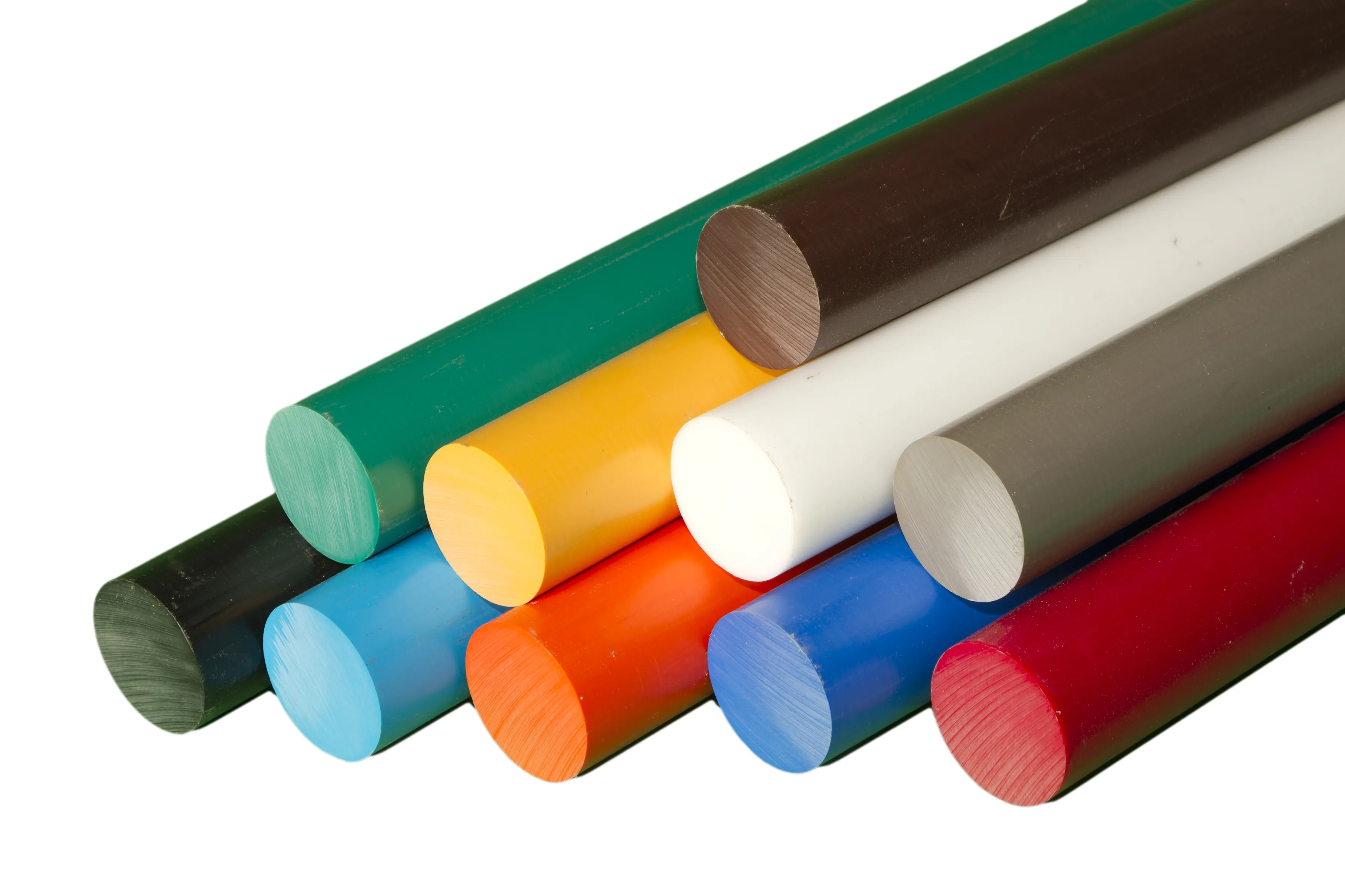 Barres plastiques colorees