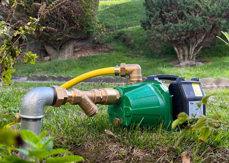 Installation d'une pompe sur un puits par Boutté