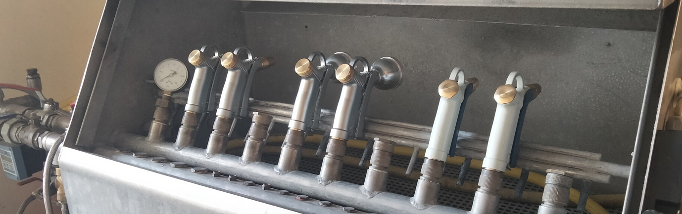 Banc-test sous eau, permettant des essais de mise en pression jusqu’à 15 bars