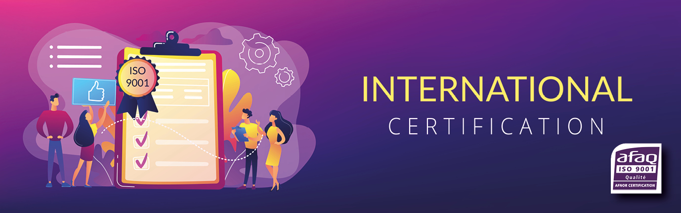 Un système de management Qualité certifié ISO 9001